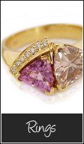 Diamond and gemstone ring jewellery